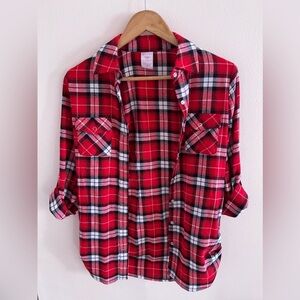 No Boundaries Women’s 3/4 Sleeve Henley Top Junior  X Small  (1 ) /Small(3-5)